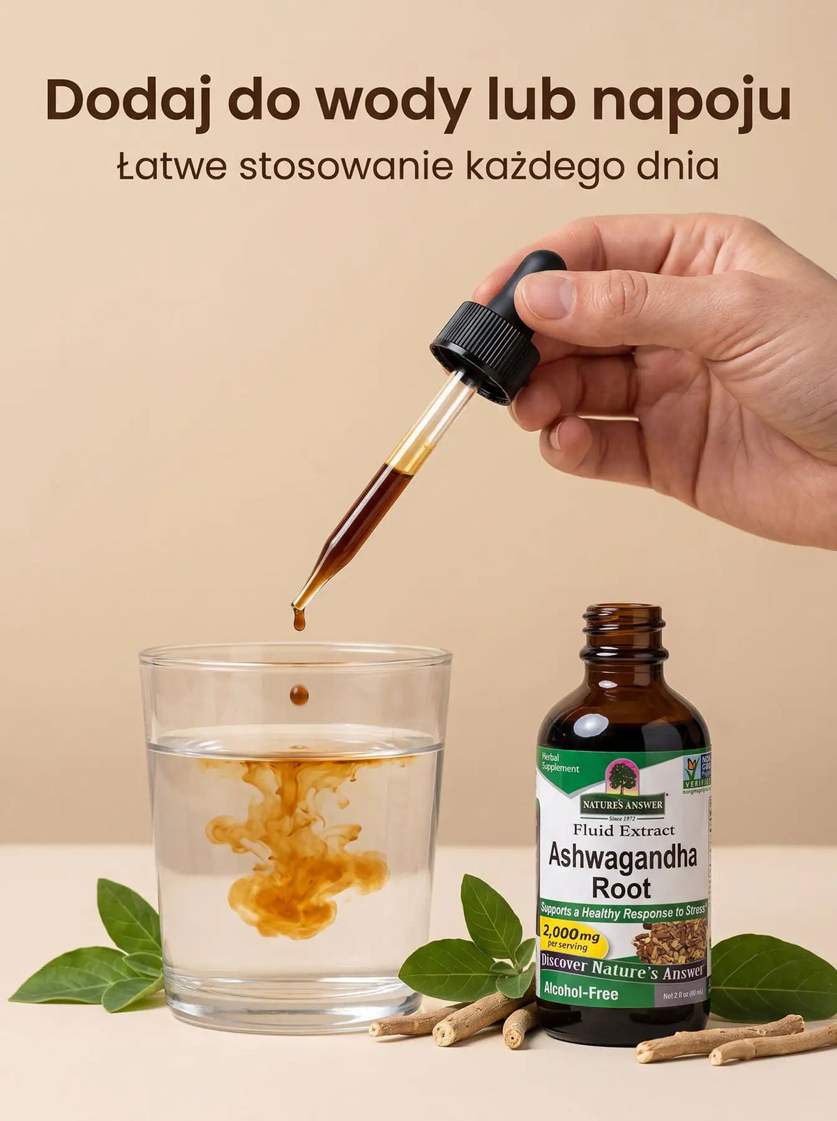 Ashwagandha Krople 60 ml Sklep Adaptogeny.pl