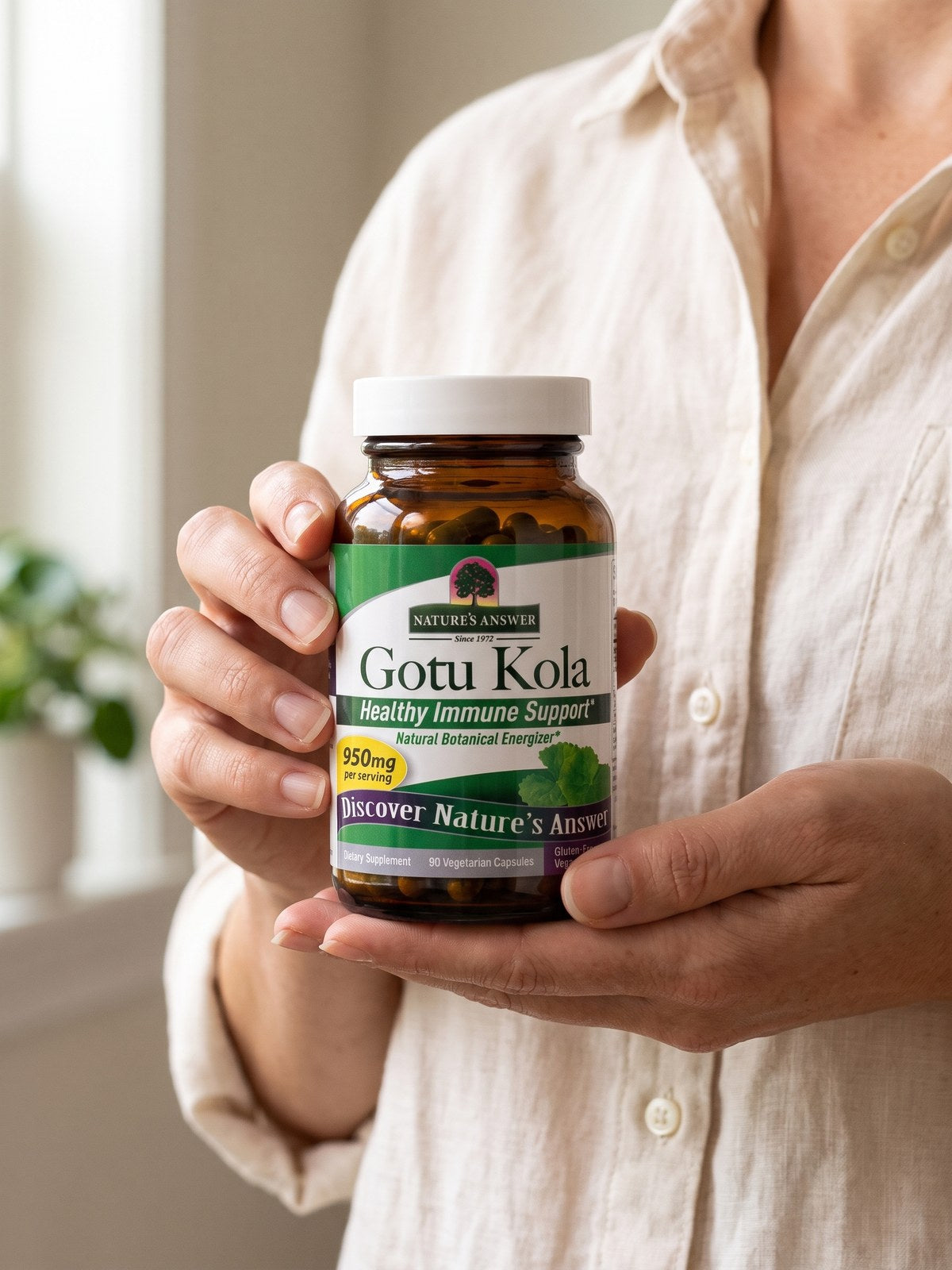 [kapsułki] Gotu kola w kapsułkach, naturalny suplement diety (wariant B)
