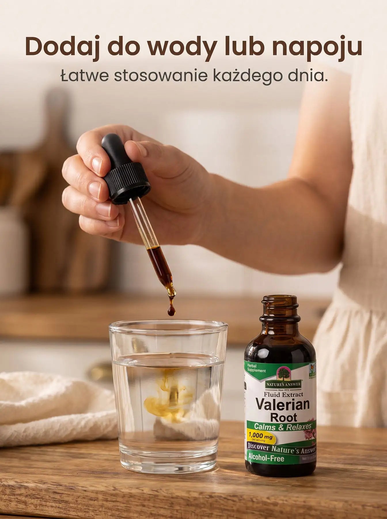 Waleriana - Kozłek Lekarski - Valerian Krople 30 ml Sklep Adaptogeny.pl